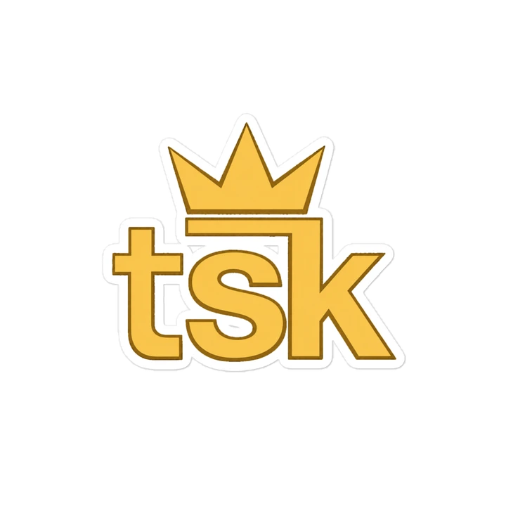 TSK Logo Bubble-free Stickers