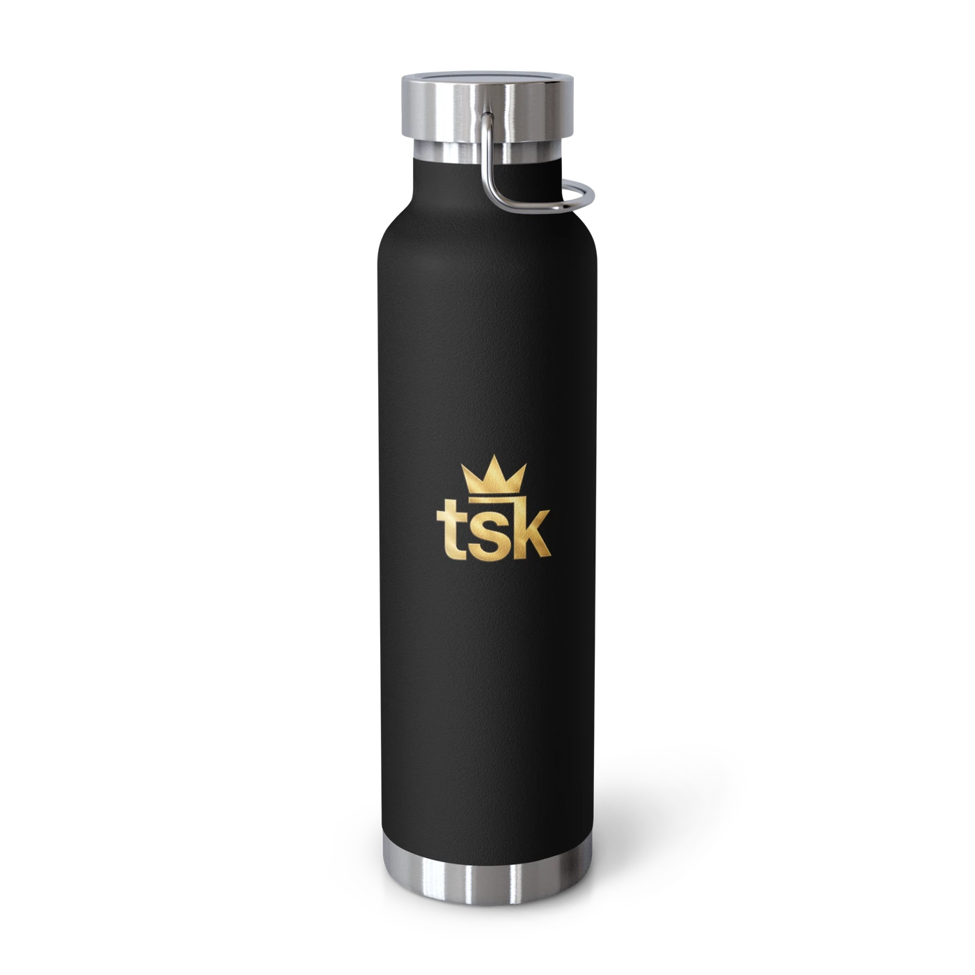 TSK Logo Copper Vacuum Insulated Bottle mockup