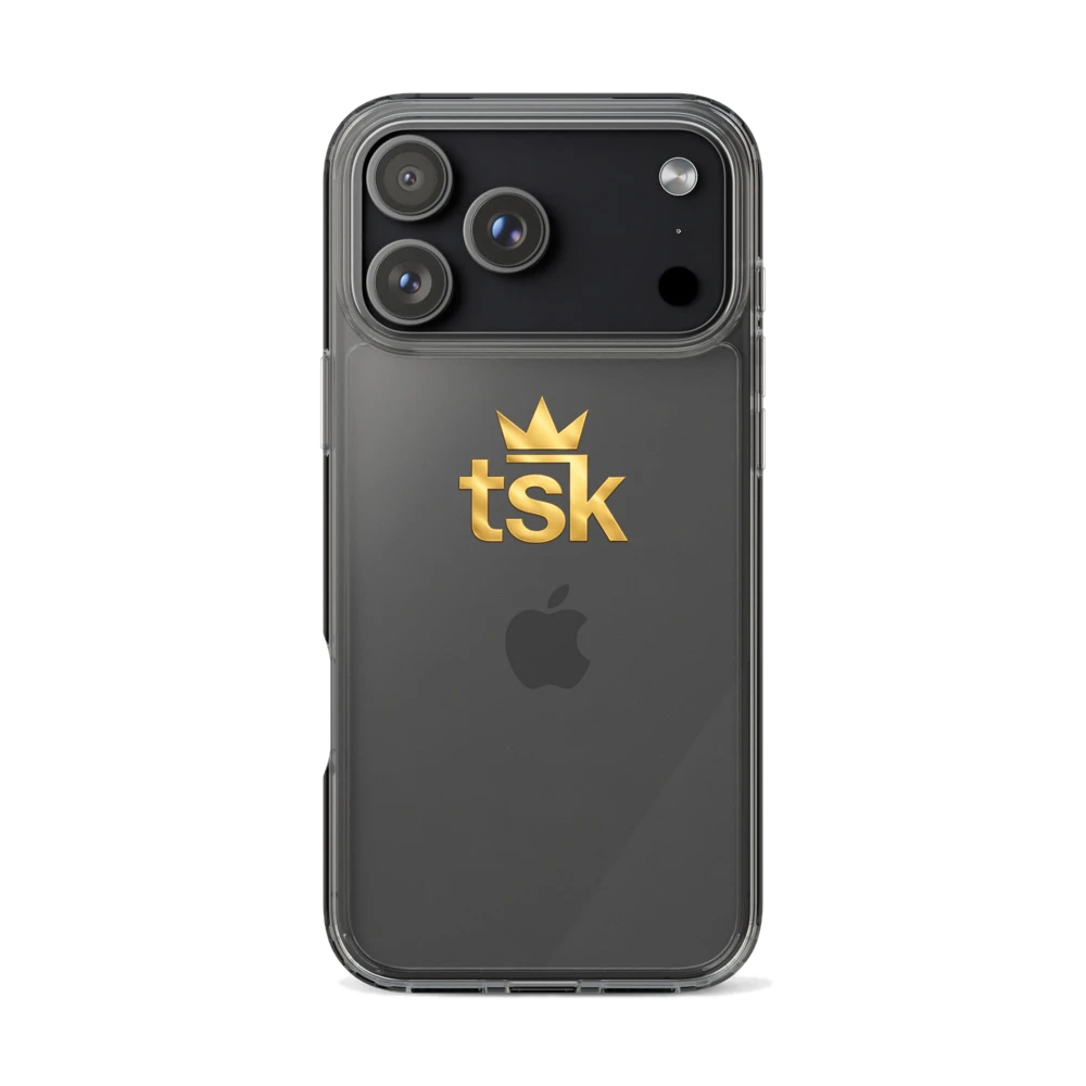 TSK Logo Clear Case for iPhone® — iPhone 17 Pro Max