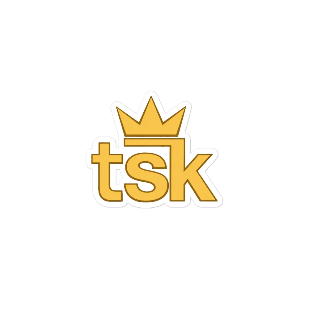 3×3 TSK logo sticker