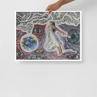 Seeing into the Aether | Collective Consciousness – Open Edition Print — 24″ × 18″ — held in hand