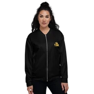 TSK Unisex Bomber Jacket — front view