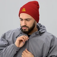 TSK Cuffed Beanie — Red — Man