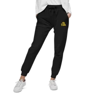 TSK Unisex Fleece Sweatpants — Black — Lifestyle front