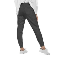 TSK Unisex Fleece Sweatpants — Charcoal Heather — Back