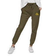 TSK Unisex Fleece Sweatpants — Military Green — Lifestyle front