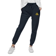 TSK Unisex Fleece Sweatpants — Navy Blazer — Lifestyle front