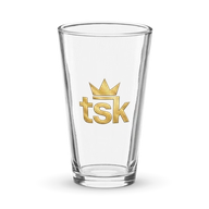 TSK Logo Glass — front view