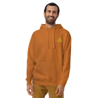 TSK Logo Unisex Premium Hoodie — Adobe — Man front