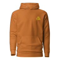 TSK Logo Unisex Premium Hoodie — Adobe — Plain front