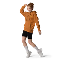 TSK Logo Unisex Premium Hoodie — Adobe — Woman front