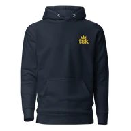 TSK Logo Unisex Premium Hoodie — Navy Blazer — Plain front