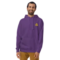 TSK Logo Unisex Premium Hoodie — Purple — Man front