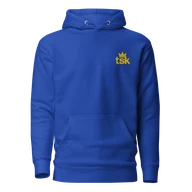 TSK Logo Unisex Premium Hoodie — Team Royal — Plain front