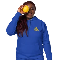 TSK Logo Unisex Premium Hoodie — Team Royal — Lifestyle front