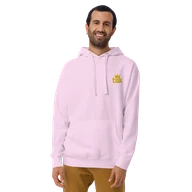 TSK Logo Unisex Premium Hoodie — Lavender — Man front