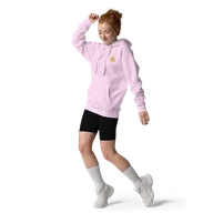 TSK Logo Unisex Premium Hoodie — Lavender — Woman front