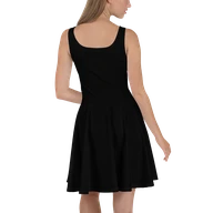 TSK Skater Dress — back view on model