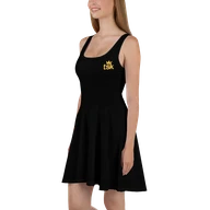 TSK Skater Dress — left view on model