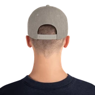 snapback — Heather Grey — back