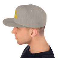 snapback — Heather Grey — left-side