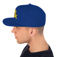 snapback — Royal Blue — left-side