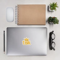 3×3 sticker outside laptop