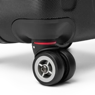 TSK Hardshell Suitcase — Detail — 360° swivel wheel