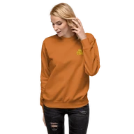 TSK Logo Unisex Premium Sweatshirt — Adobe — Woman
