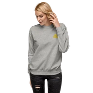 TSK Logo Unisex Premium Sweatshirt — Carbon Grey — Woman