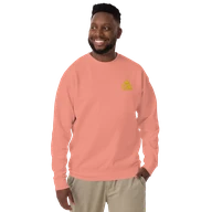 TSK Logo Unisex Premium Sweatshirt — Dusty Rose — Man