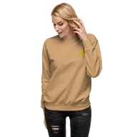 TSK Logo Unisex Premium Sweatshirt — Khaki — Woman