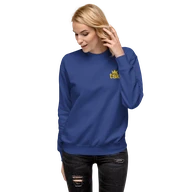 TSK Logo Unisex Premium Sweatshirt — Team Royal — Woman
