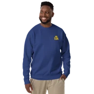 TSK Logo Unisex Premium Sweatshirt — Team Royal — Man