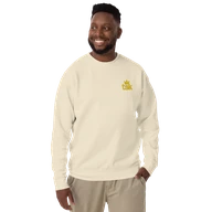 TSK Logo Unisex Premium Sweatshirt — Bone — Man