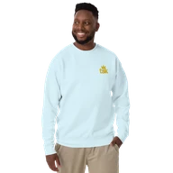 TSK Logo Unisex Premium Sweatshirt — Sky Blue — Man