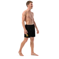 TSK Swim Trunks — right front view on model