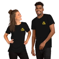 Classic Lightweight TSK Logo Unisex T-Shirt — Black — Couple