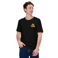 Classic Lightweight TSK Logo Unisex T-Shirt — Black — Man