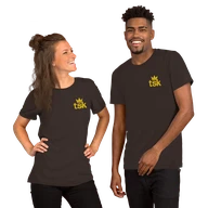 Classic Lightweight TSK Logo Unisex T-Shirt — Brown — Couple