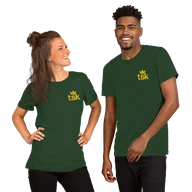 Classic Lightweight TSK Logo Unisex T-Shirt — Forest — Couple