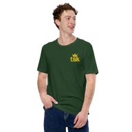 Classic Lightweight TSK Logo Unisex T-Shirt — Forest — Man