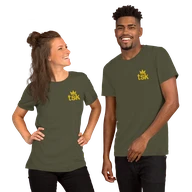 Classic Lightweight TSK Logo Unisex T-Shirt — Military Green — Couple