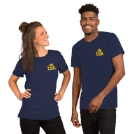 Classic Lightweight TSK Logo Unisex T-Shirt — Navy — Couple