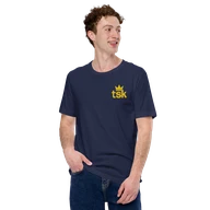 Classic Lightweight TSK Logo Unisex T-Shirt — Navy — Man
