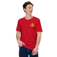 Classic Lightweight TSK Logo Unisex T-Shirt — Red — Man