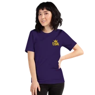 Classic Lightweight TSK Logo Unisex T-Shirt — Team Purple — Woman