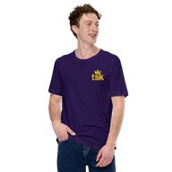 Classic Lightweight TSK Logo Unisex T-Shirt — Team Purple — Man