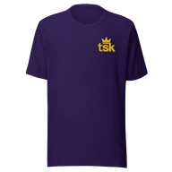 Classic Lightweight TSK Logo Unisex T-Shirt — Team Purple — Plain front