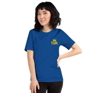 Classic Lightweight TSK Logo Unisex T-Shirt — True Royal — Woman